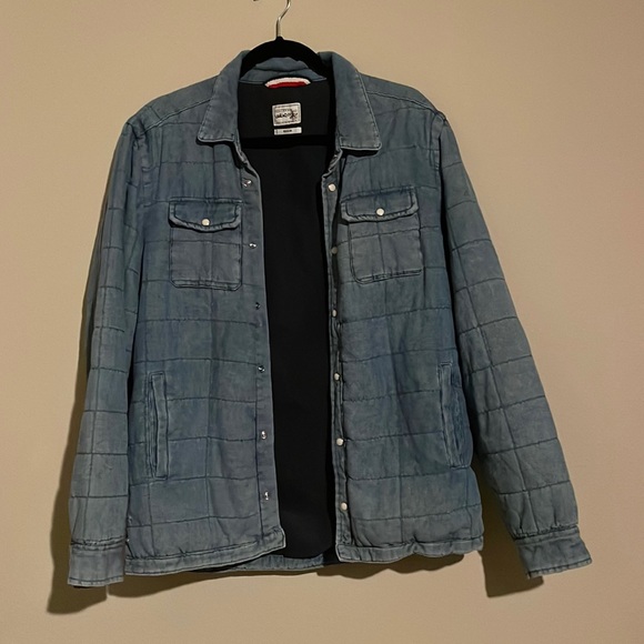 ❤️UNITRYB Unity in the community, quilted denim Jacket, M - Picture 1 of 7